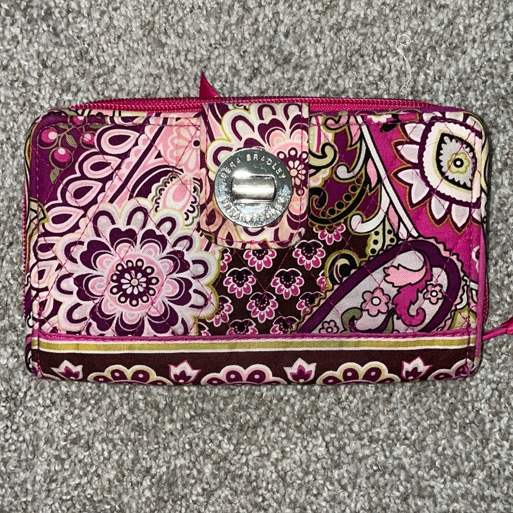 Pink Vera Bradley wallet